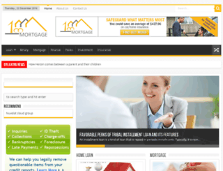 mortgages-loans-remortgages.100-mortgage.com screenshot