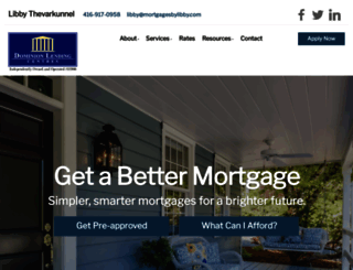 mortgagesbylibby.com screenshot