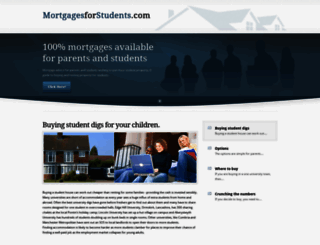 mortgagesforstudents.com screenshot