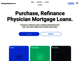 mortgagesphysician.com screenshot