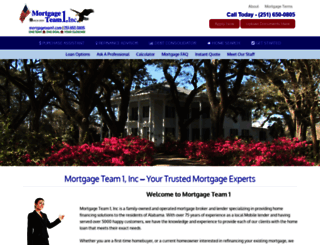 mortgageteam1.com screenshot
