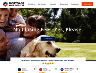 mortgagewarehouse.com screenshot