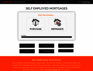 mortgagewholesale.com screenshot
