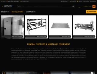 mortuaryequipmentdirect.co.uk screenshot