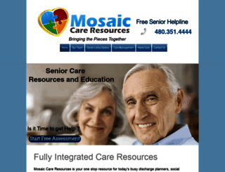 mosaiccareresources.com screenshot