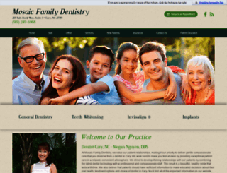 mosaicfamilydentistry.com screenshot