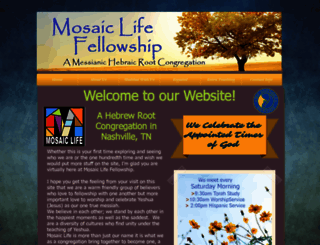 mosaiclifefellowship.org screenshot