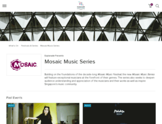 mosaicmusicfestival.com screenshot
