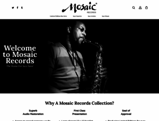 mosaicrecords.com screenshot