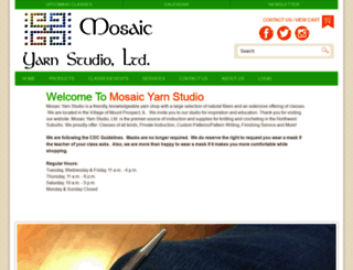 mosaicyarnstudio.com screenshot