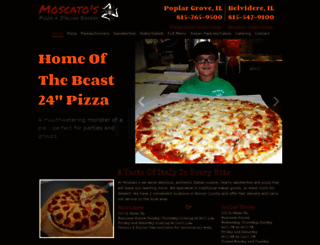 moscatospizza.net screenshot