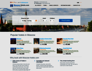 moscow-hotels-russia.com screenshot