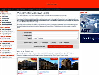 moscow-hotels.net screenshot