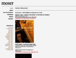 moser-verlag.com screenshot
