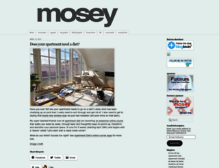 moseyblog.wordpress.com screenshot