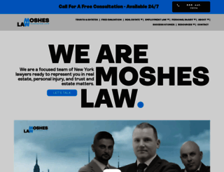 mosheslaw.com screenshot