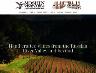 moshinvineyards.com screenshot