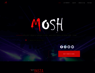 moshnightclub.com screenshot