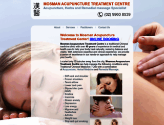 mosmanacupuncture.com.au screenshot