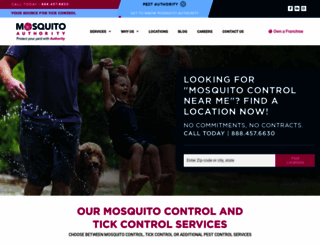 mosquito-authority.com screenshot