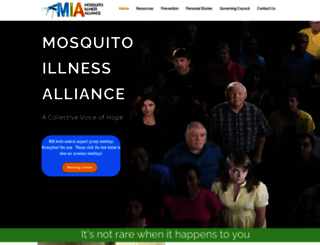 mosquitoillnessalliance.org screenshot