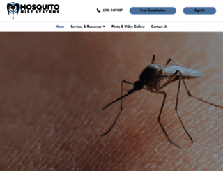 mosquitomistsystems.com screenshot