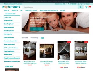 mosquitonets.com.au screenshot
