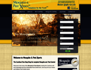 mosquitoxperts.com screenshot