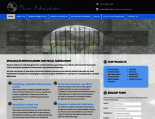 mossfabrications.co.uk screenshot