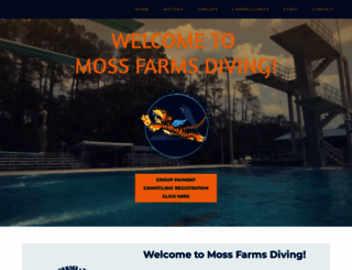 mossfarmsdiving.com screenshot
