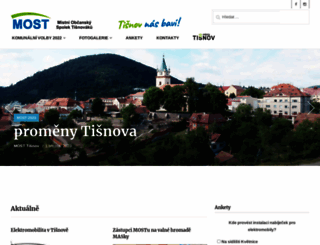 most-tisnov.cz screenshot