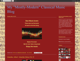 mostlymodernclassicalmusic.blogspot.gr screenshot