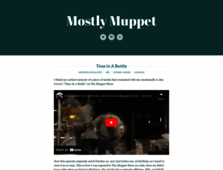 mostlymuppet.com screenshot