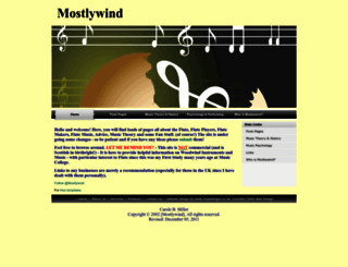 mostlywind.co.uk screenshot