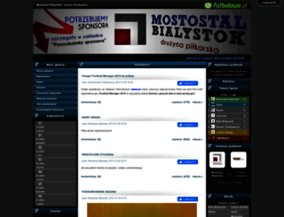 mostostal.futbolowo.pl screenshot
