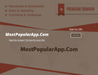 mostpopularapp.com screenshot