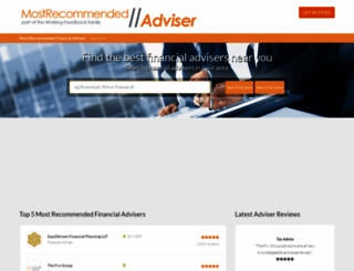 mostrecommendedfinancialadviser.co.uk screenshot
