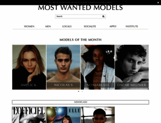 mostwantedmodels.com screenshot