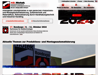 motek-messe.de screenshot