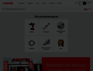 motek.no screenshot