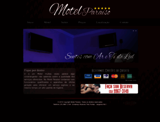 motelparaisotrespontas.com.br screenshot
