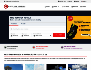 motels-in-houston.com screenshot