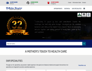 motherhospitalthrissur.org screenshot