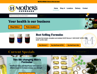 mothersnutrition.com screenshot