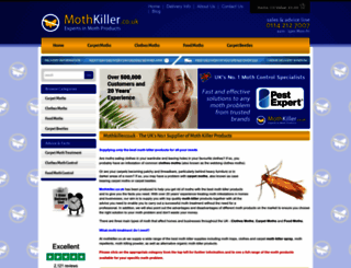 mothkiller.co.uk screenshot