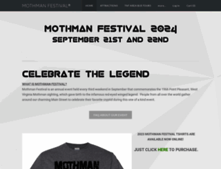 mothmanfestival.com screenshot