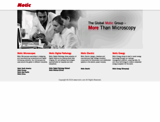 motic.com screenshot