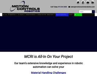 motioncontrolsrobotics.com screenshot