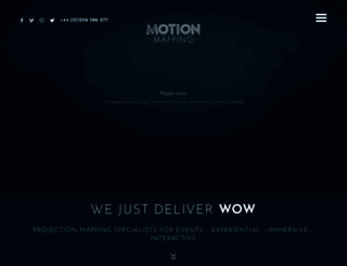 motionmapping.co.uk screenshot