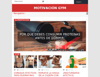 motivaciongym.com screenshot